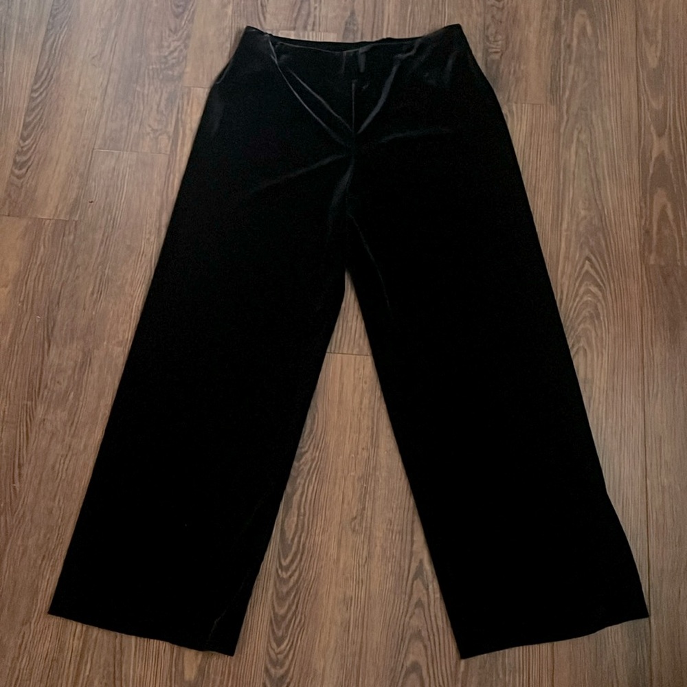 Alex Evenings Black Wide Leg Pants